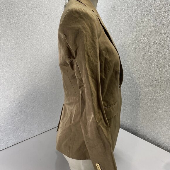 Veronica Beard Women’s Izara Dickey Blazer Jacket – Gold – Size 4 - Picture 6 of 14